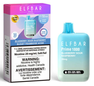 Elf Bar Prime 1800 – Blueberry Sour Raspberry
