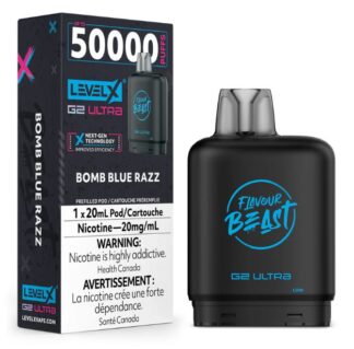 Level X Boost G2 Ultra Pod 50K - Bomb Blue Razz
