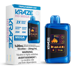 Kraze HD Mega 20K – Triple Berry Ice
